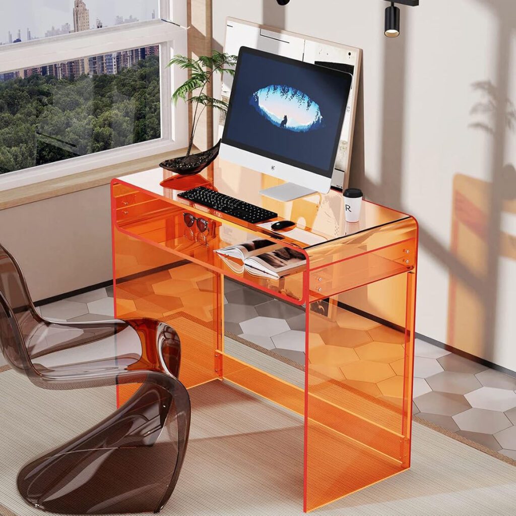 Custom Clear Acrylic Desk (3)