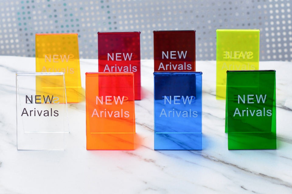 Custom acrylic display stands