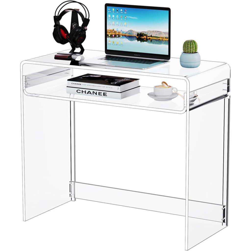 Custom Clear Acrylic Desk (1)