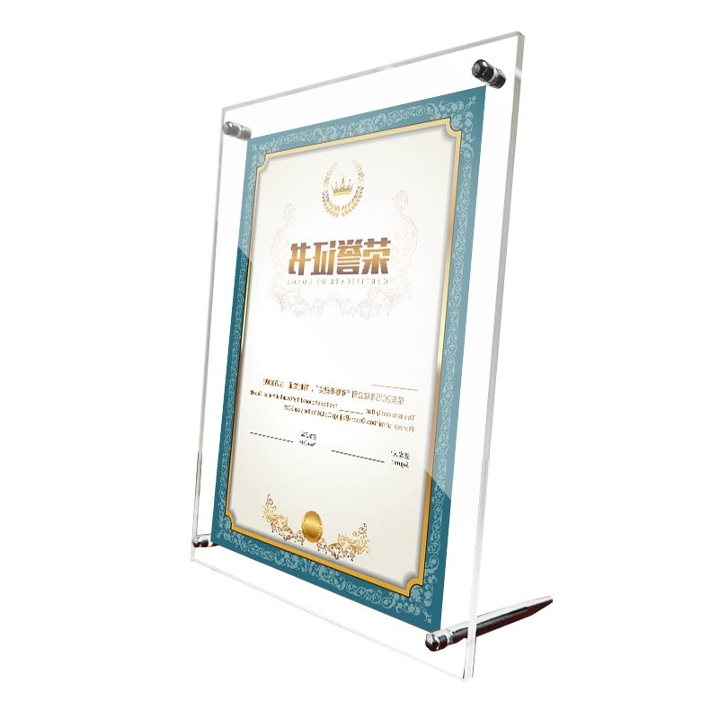Custom Clear Acrylic Digital Photo Frame