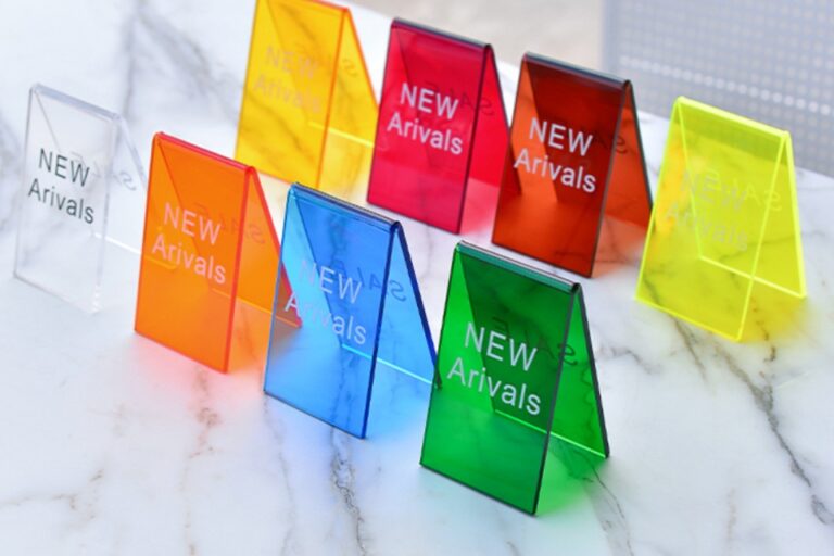 Custom acrylic display stands