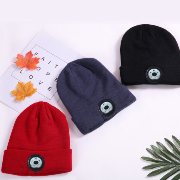 Knit LED Bluetooth Beanie Hat