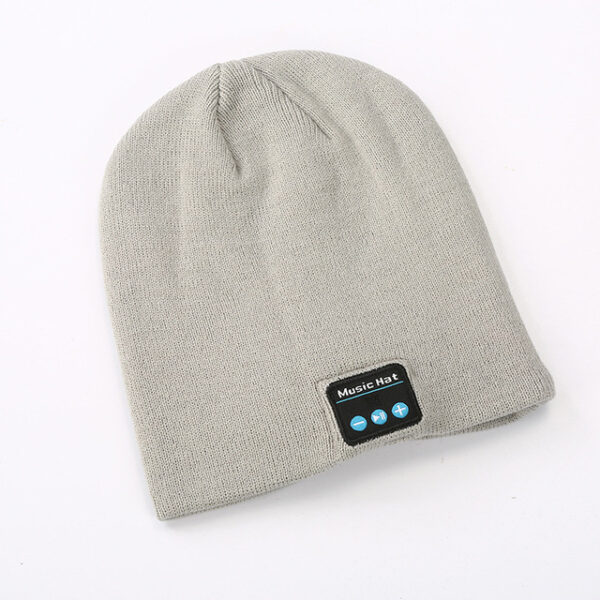 Wireless Bluetooth 5.0 Knit Beanie Hat Warm Hat – Custom Logo Winter Beanie with Built-in Stereo Speakers