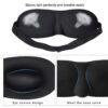3D Sleeping Eye Mask Blindfold -BPPP0009.3 3D Sleeping Eye Mask Blindfold