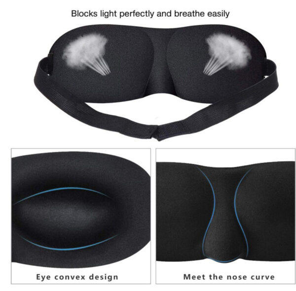 3D Sleeping Eye Mask Blindfold -BPPP0009.3 3D Sleeping Eye Mask Blindfold