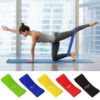 5pcs Multi-Color Latex Exercise Long Resistance Loop Bands