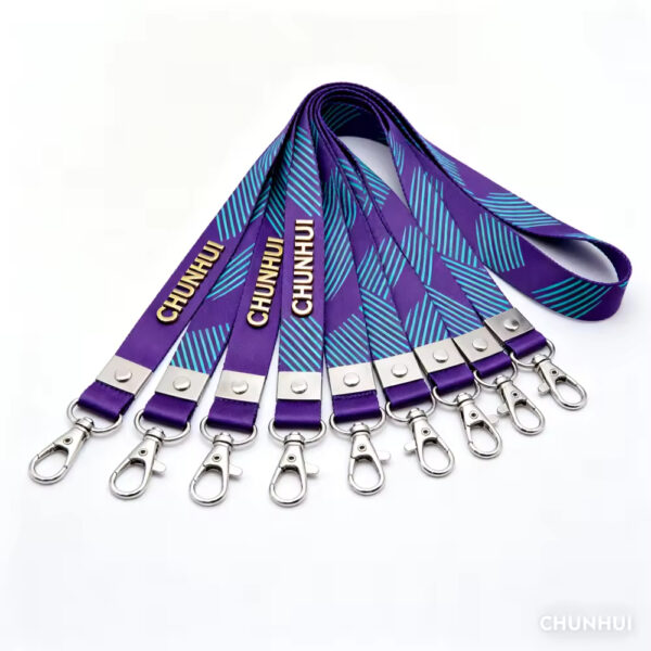 Custom Printed Lanyard with Metal Clasp and Logo