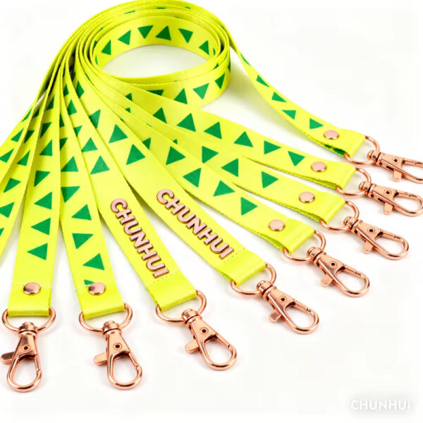 Custom Printed Lanyard with Metal Clasp and Logo