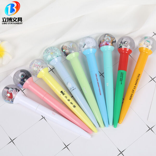 10592969872_1579666834 Custom Liquid Glitter Floating Ballpoint Pen with PVC Insert and Logo Imprint