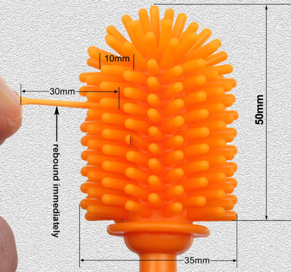 12 Silicone Cleaning Bottle Brush -BPPP0056.2 Custom 12" Silicone Cleaning Bottle Brush with Logo Imprint