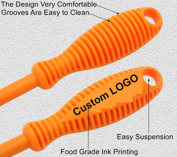 12 Silicone Cleaning Bottle Brush -BPPP0056.6 Custom 12" Silicone Cleaning Bottle Brush with Logo Imprint