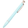 13929389433_2033354084 Custom Aluminium Metal Click Action Pen with Rose Gold Trim and Logo Imprint