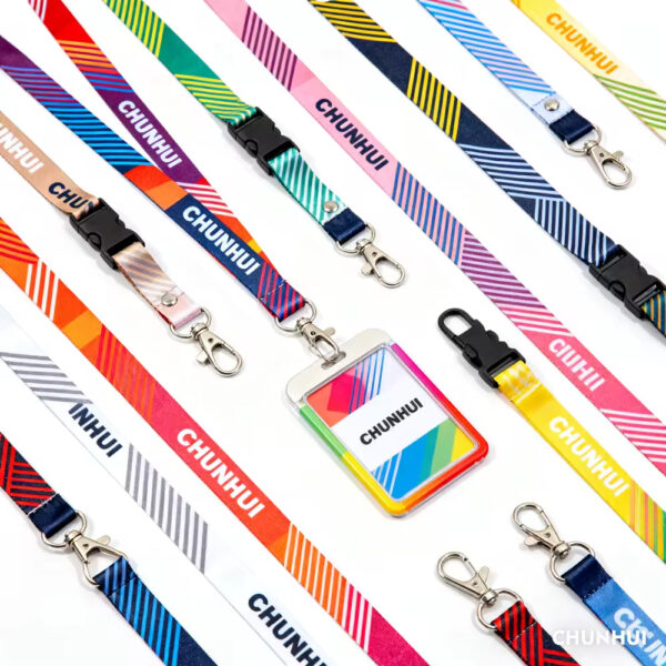 2253b128-281e-4efe-8b75-e055ad1220b1 Custom Printed Lanyard with Badge Holder and Metal Clasp