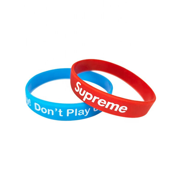3 Custom Silicone Wristband with Logo
