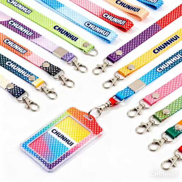 42b5f86a-99bf-4bba-9165-75d32d51e4b7 Custom Printed Lanyard with Badge Holder and Metal Clasp