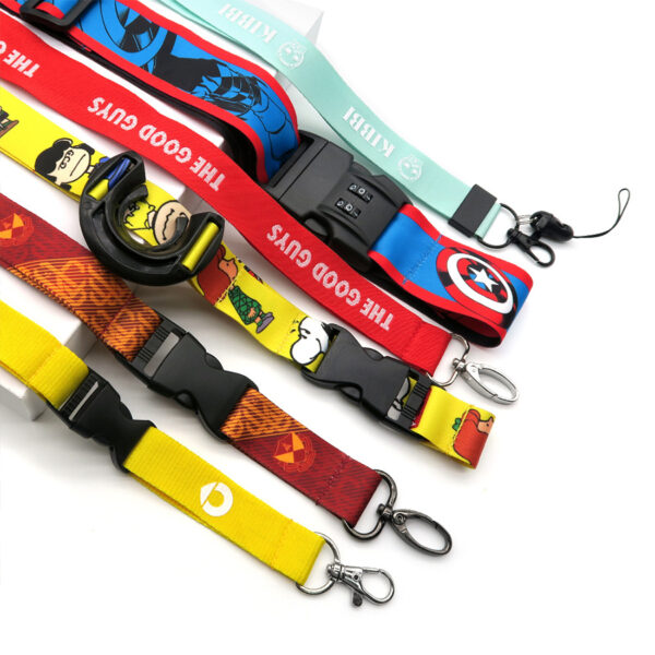 Custom Full-Color Lanyard with Badge Reel and ID Holder