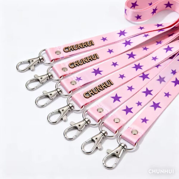 Custom Printed Lanyard with Metal Clasp and Logo