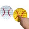 BPAS004-4 Giocattoli Fidget Pop It Baseball personalizzati