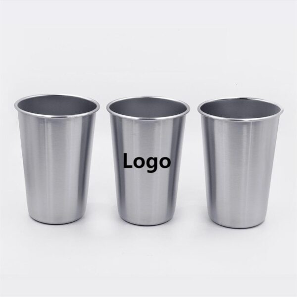 Custom Stainless Steel Pint Cups with Logo Printing