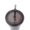 BPAS012-02 Custom Reusable BPA-Free AS Plastic Straw Tumbler Cup with Lid