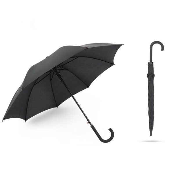 Custom Pongee Straight Handle Promotional Umbrella with Logo Printing