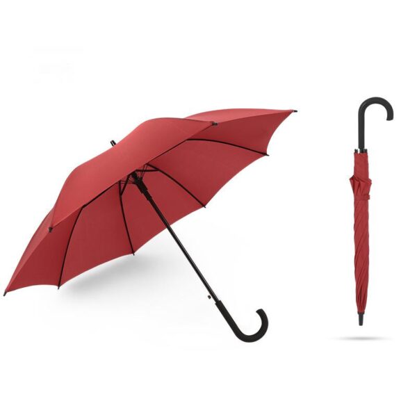 Custom Pongee Straight Handle Promotional Umbrella with Logo Printing