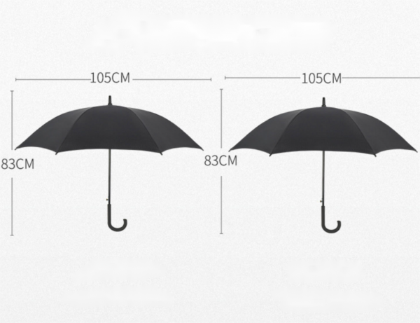 Custom Pongee Straight Handle Promotional Umbrella with Logo Printing