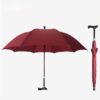 BPAS016-07 Custom Adjustable Walking Stick Umbrella with UV Protection and Logo Printing