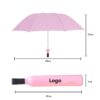 Custom Bottle Shape Compact Umbrella with Logo Printing