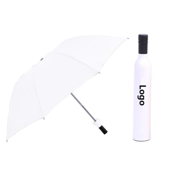 Custom Bottle Shape Compact Umbrella with Logo Printing