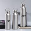 Custom Stainless Steel Water Bottle with Carry Loop Lid