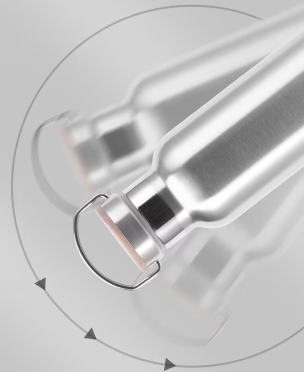 Custom Stainless Steel Water Bottle with Carry Loop Lid