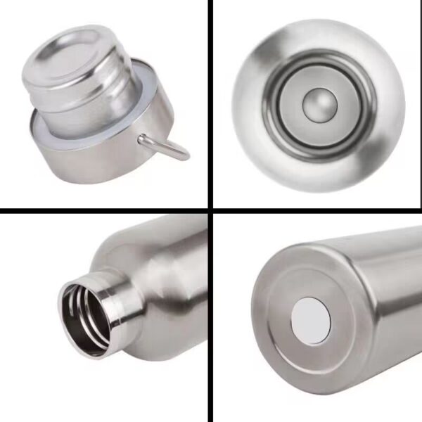 Custom Stainless Steel Water Bottle with Carry Loop Lid