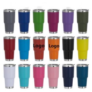 Custom 30 oz Stainless Steel Insulated Tumbler with Lid