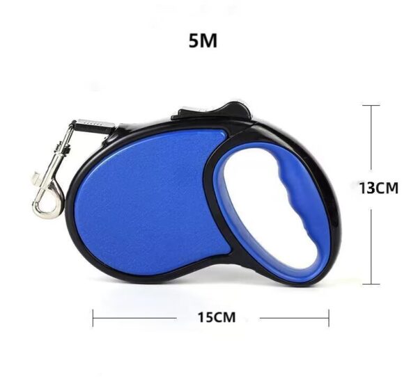 Custom Retractable Dog Leash with Ergonomic Handle and Logo