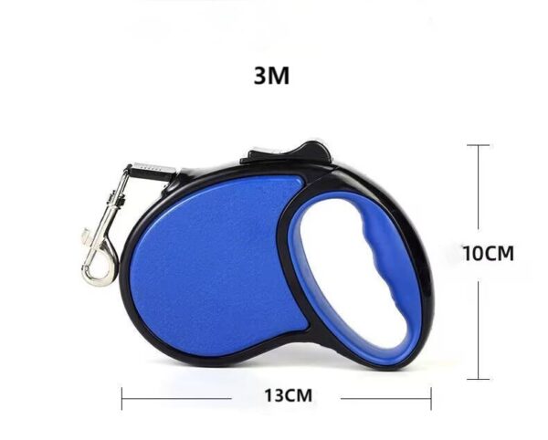 Custom Retractable Dog Leash with Ergonomic Handle and Logo