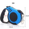 Custom Retractable Dog Leash with Soft Grip Handle and Logo