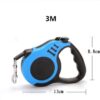 Custom Retractable Dog Leash with Soft Grip Handle and Logo