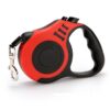 Custom Retractable Dog Leash with Soft Grip Handle and Logo