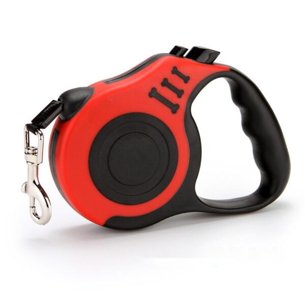 Custom Retractable Dog Leash with Soft Grip Handle and Logo