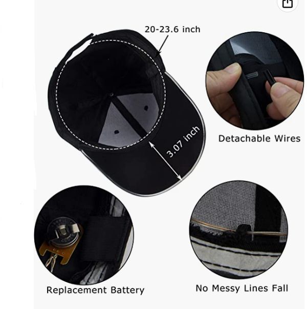 BPAS035-03 Custom LED Light Up Baseball Cap with Logo