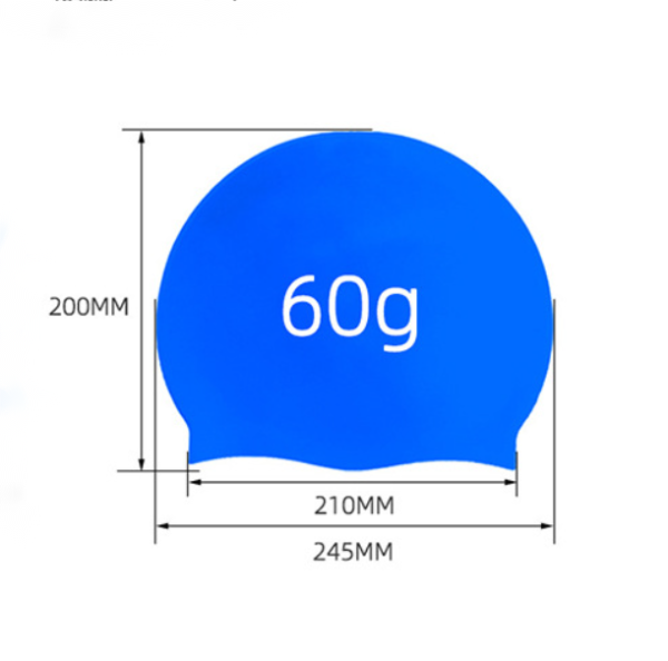 BPAS037-04 Touca de natação de silicone personalizada com logótipo