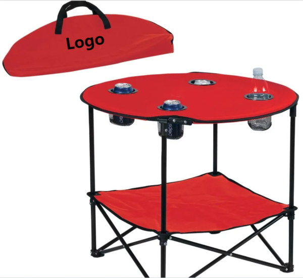 BPAS038-01 Custom Portable Folding Camping Table with Logo