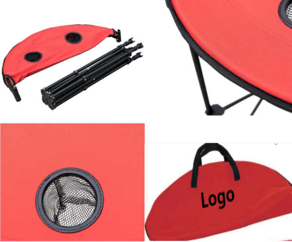 BPAS038-03 Custom Portable Folding Camping Table with Logo