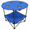 BPAS038-06 Custom Portable Folding Camping Table with Logo