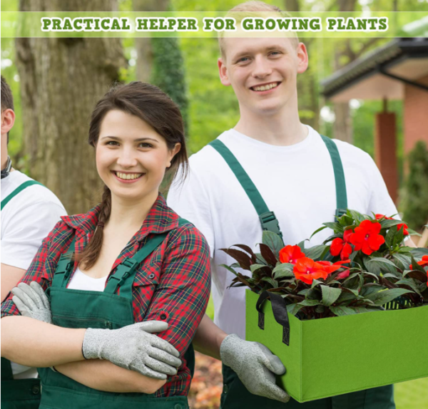 Custom Rectangular Felt Grow Bag Planter Box