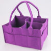 BPAS045-06 Custom Felt Diaper Caddy Organizer Tote