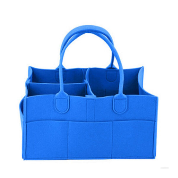 BPAS045-08 Custom Felt Diaper Caddy Organizer Tote
