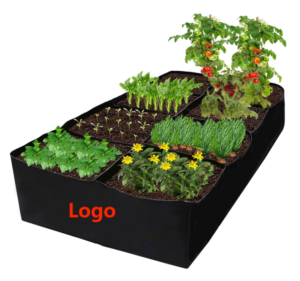 Custom Rectangular Felt Raised Garden Bed Planter