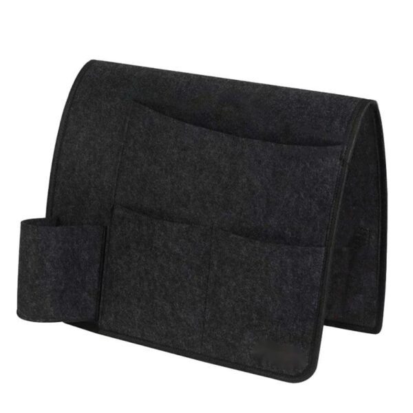 BPAS048-08 カスタム・カップホルダー付きフェルト製ベッドサイド収納キャディー